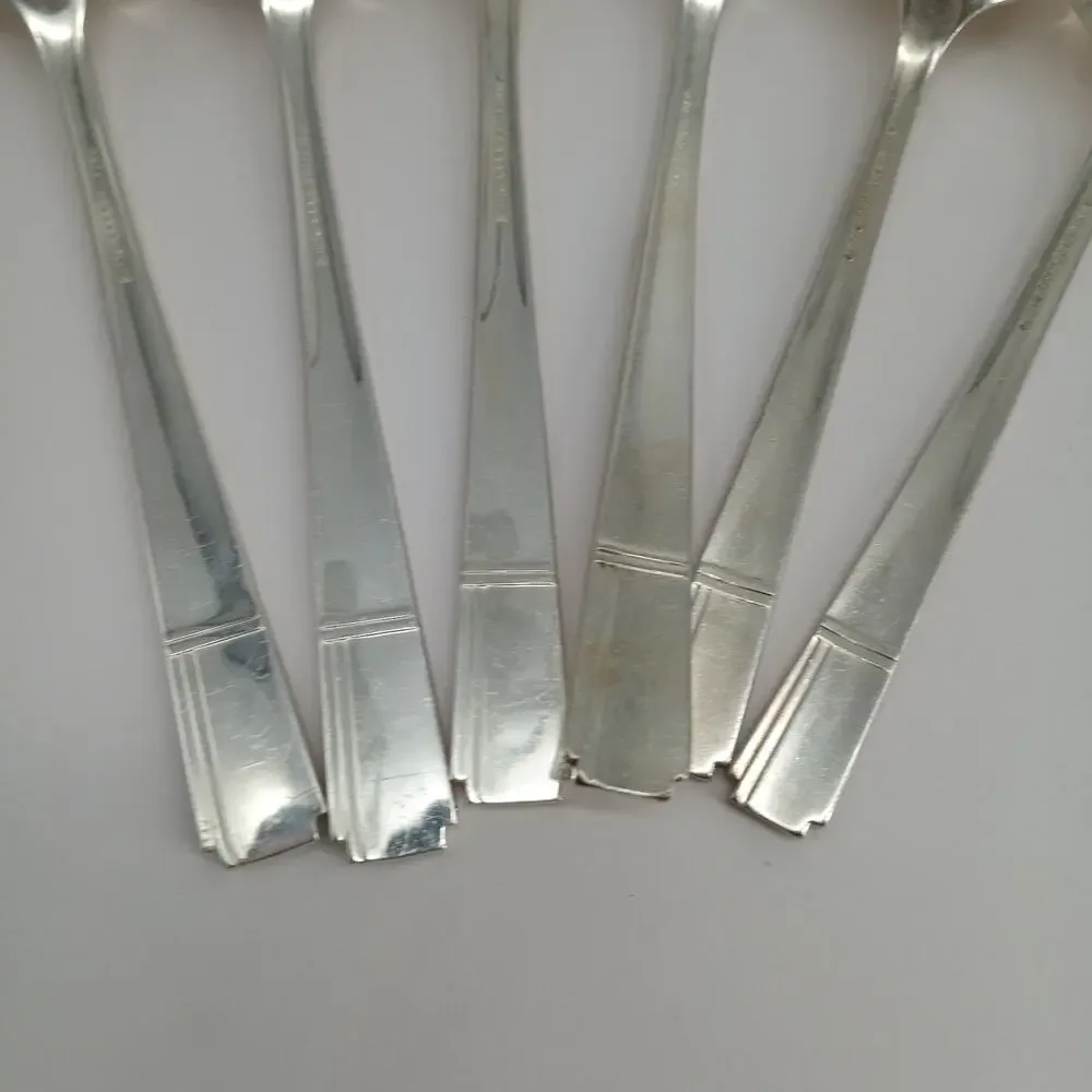 6X Tbsp Oneida Prestige GRENOBLE Silverplate Serving N Table Spoons
